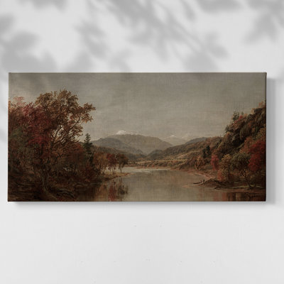 Série paysage - DCCXCVII - Toile tendue avec châssis encadré - Prêt à être accroché