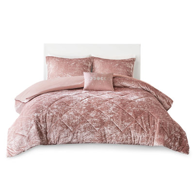Housse de couette en velours et housse luxueuse et douce avec motifs et attaches d'angle