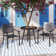 Alyah 2 - Person Metal Patio Dining Set with Round Table