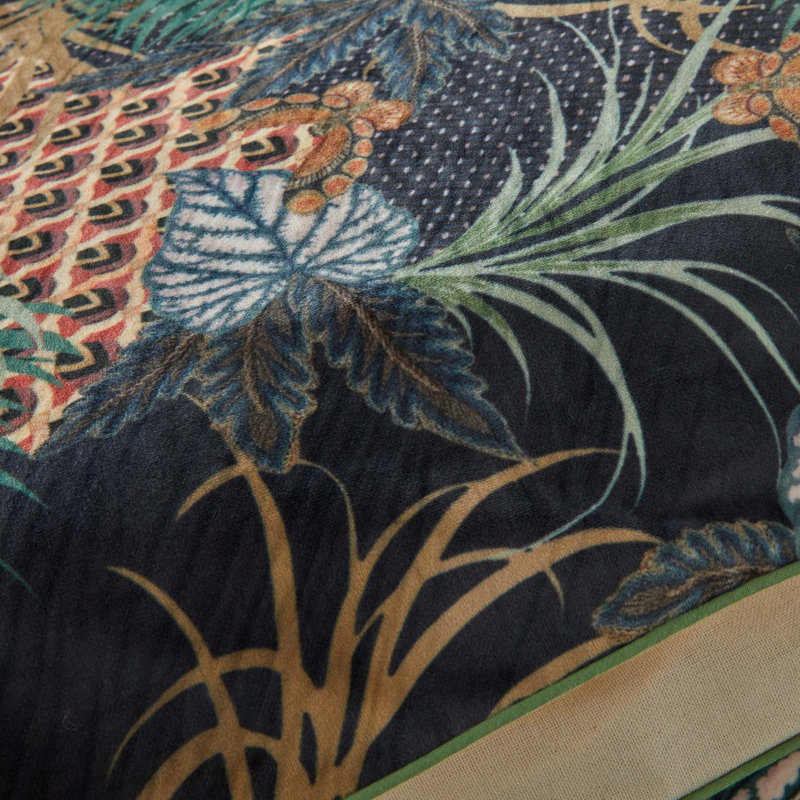 Velvet Floral Bedspread