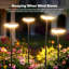 Solar Garden Lights, 6Pcs 40LM Bright Solar Lights Outdoor, Up To 14Hrs, 31" Tall Solar Pathway Lights Outdoor, Auto On/Off Outdoor Solar Lights For Yard Outside Patio Path Lawn
