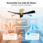 52 po Ventilateur de plafond encastré 3 pales ABS sans lumière-30742925-30742922