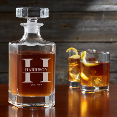 Lavish Last Name Engraved Royal Decanter