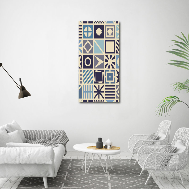 Geometric Background - Wrapped Canvas Print