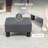 Small Linen Fabric Upholstered Ottoman Foot Rest - Cube Shape With Plastic Legs-1828195020