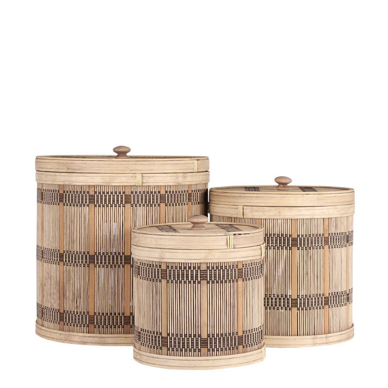 Nyree 3 Piece Wooden Decorative Box Set