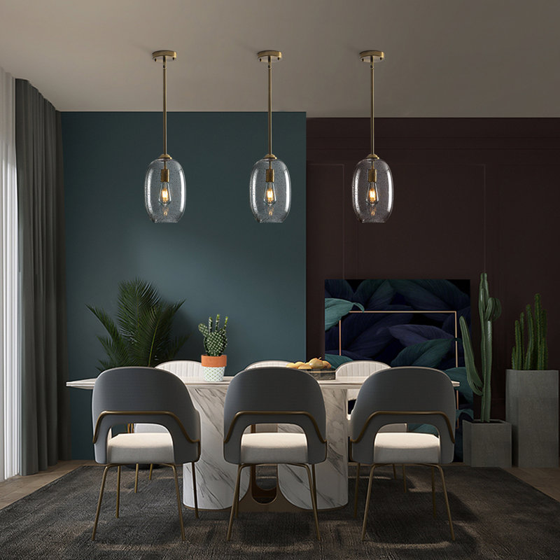 1 - Light Single Teardrop Pendant Light