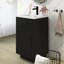 Meuble-lavabo autoportant de 20 po avec plateau en résine