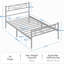 88.5cm Height Metal Bed Frame with Cloud-inspired Design Headboard-1723800742-1728488638