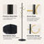 Coat Rack Freestanding With Marble Base