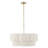 23.2" 6-Light Scalloped Rope Drum Chandelier-1664452976-1664452982