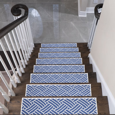 Tapis d'escalier intérieur antidérapant Rizwan