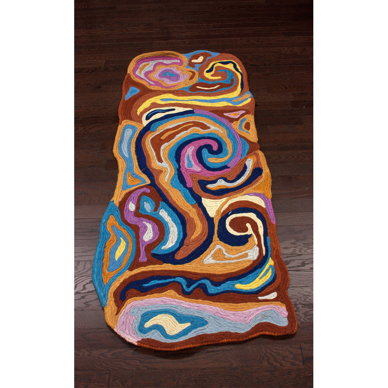 Ajkun Geometric Indoor Rug, 2'9.6" x 7'2" 
