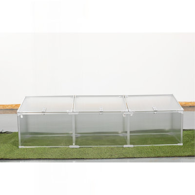 Serre en polycarbonate pour l'extérieur en hiver