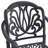 3-Piece Set Of Cast Aluminum Patio Furniture With Cushions