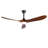 New Model 52 Inch Black Ceiling Fans With Lights And Remote Control