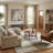 Upholstered Button Tufted Bench with Solid Wood Legs-36231574
