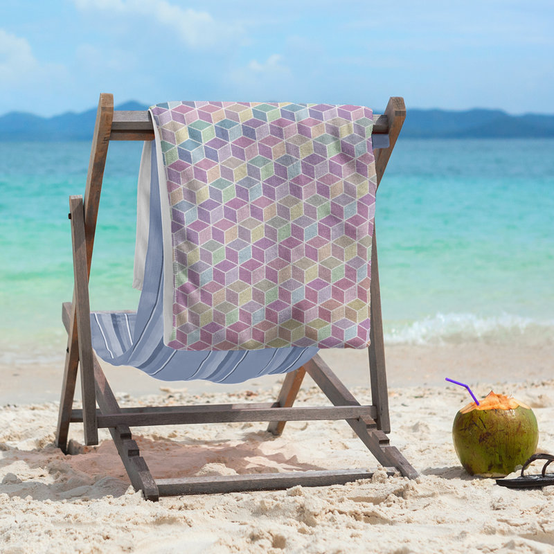 Katelyn Elizabeth Beach Towel, Dark Pastel