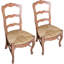 French Country Solid Wood Dining Chair-9046645