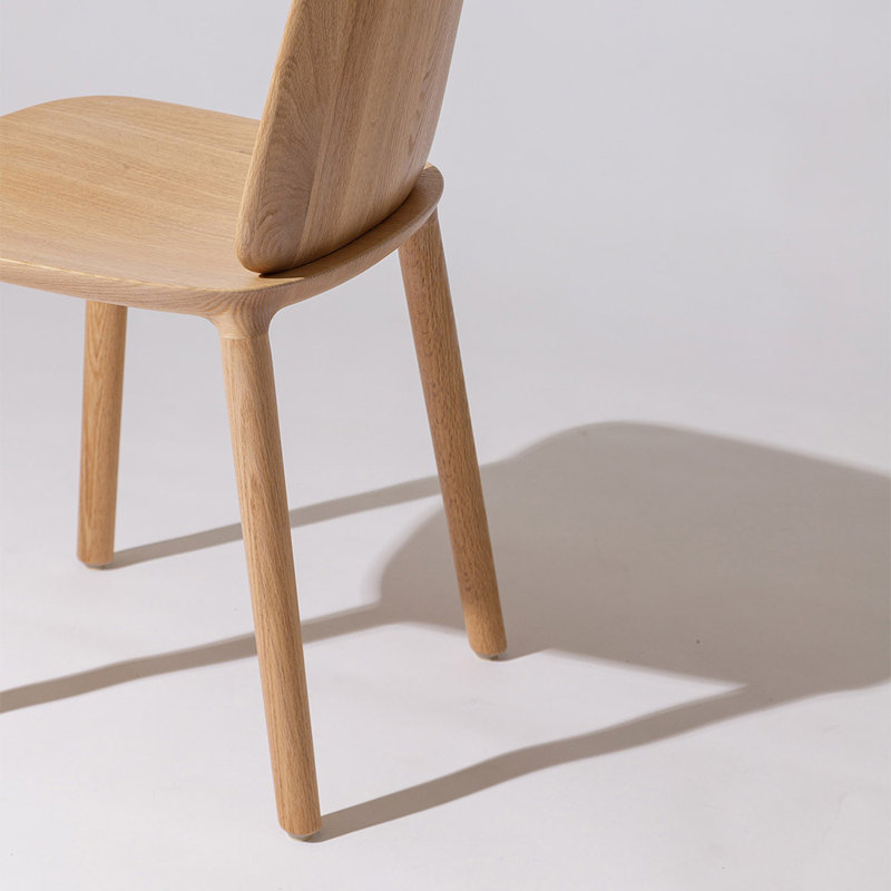 Kokoro Solid Wood Dining Chair, Oak Nature