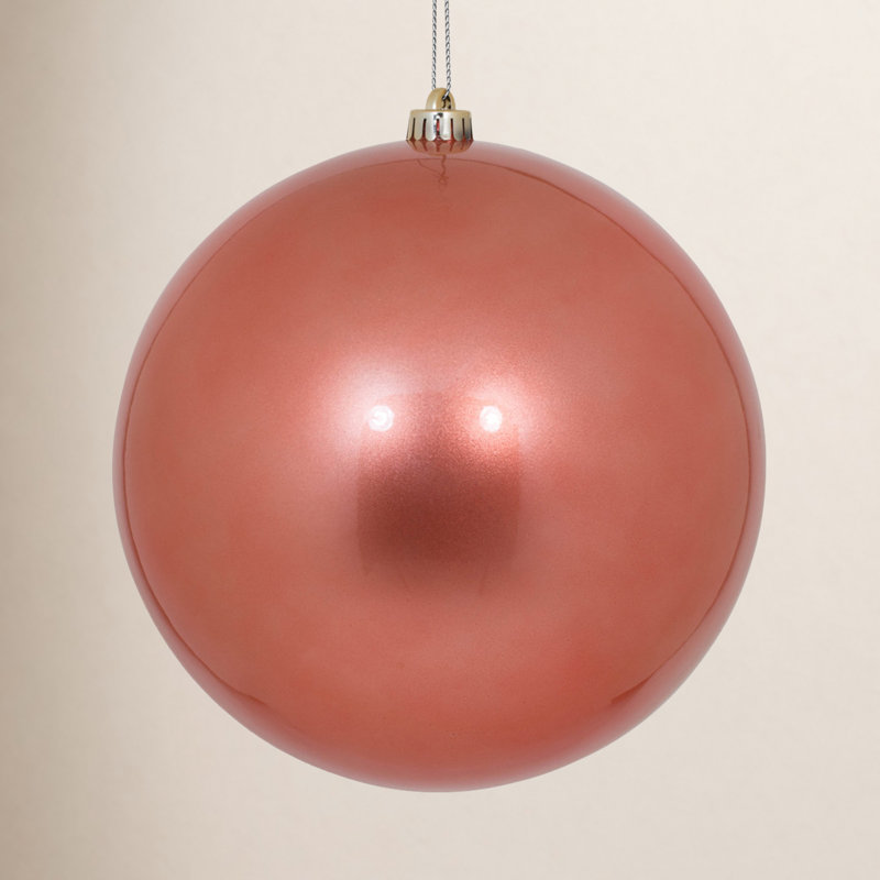 Boule corail mat de 6 cm (2,4 po) - Boîte de 60, H 2,4 po x l 2,4 po x P 2,4 po, Corail