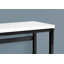 Bureau d'ordinateur, bureau personnel, debout, réglable, L 48 po, travail, ordinateur portable, stratifié, métal noir, contemporain, moderne-1960439641