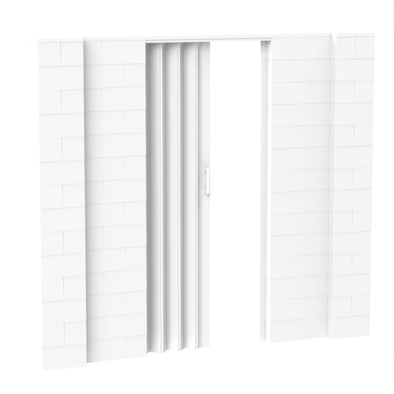 Ensemble mural bloc géant, Blanc, 96"