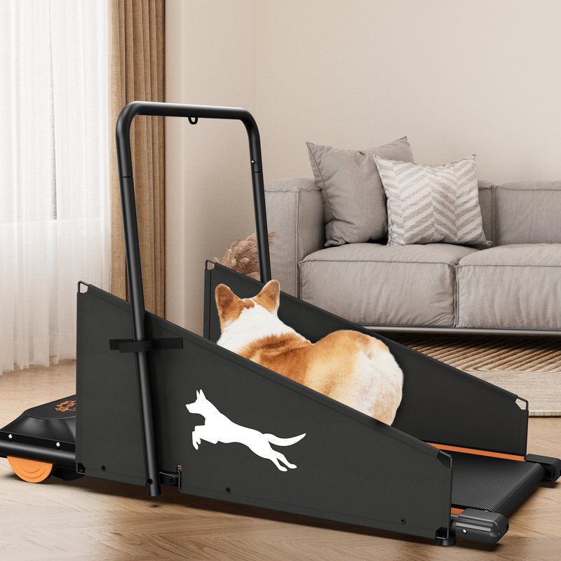 Dog Treadmill For Pet Well-being - 0.5 6.5mph Speed Options, 1.5hp Motor, Low Noise, Multi-functional Display, 42lb Product Small 6.5mph, Time, Speed, Calorie Space Saving Design, 220lbs Max User