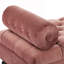Banc de chambre de style moderne, banc rembourré avec 2 coussins amovibles-1858862796