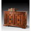 Tuscan 77" Wide 2 Drawer Walnut Wood Sideboard