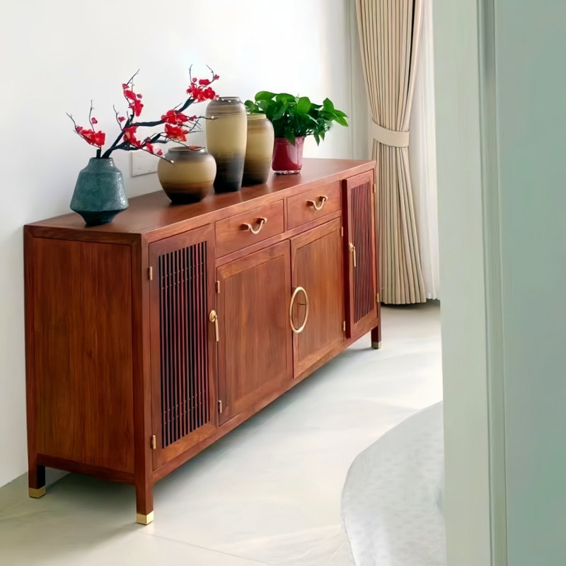 Large-Capacity High-End Solid Wood Sideboard
