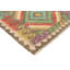 Rectangle 83 cm x 120 cm Geometric Wool Hand Woven Kilim