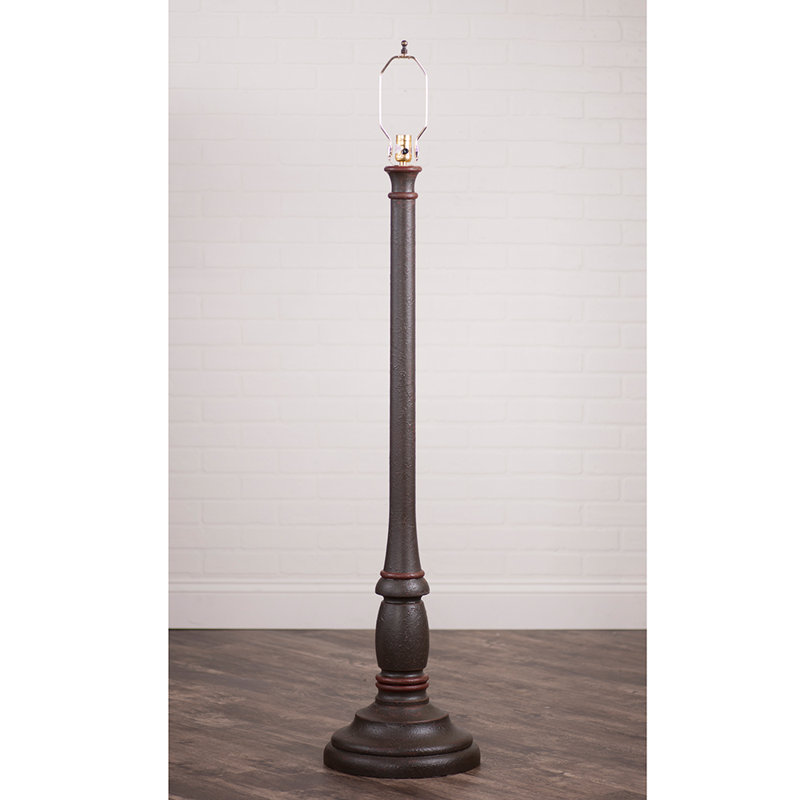 Haslam 59'' Traditional Floor Lamp, Espresso