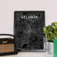 « atlanta city map », reproduction d’impression sur affiche en luxe-31736660