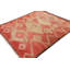Vintage Moroccan Rug, Pink & Beige With Geometric Patterns - Rug & Kilim