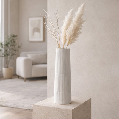 Modern neutral ceramic vase Rachael