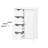 White Bathroom Storage Cabinet
