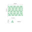 Triangle Glow in Dark Wall Sticker