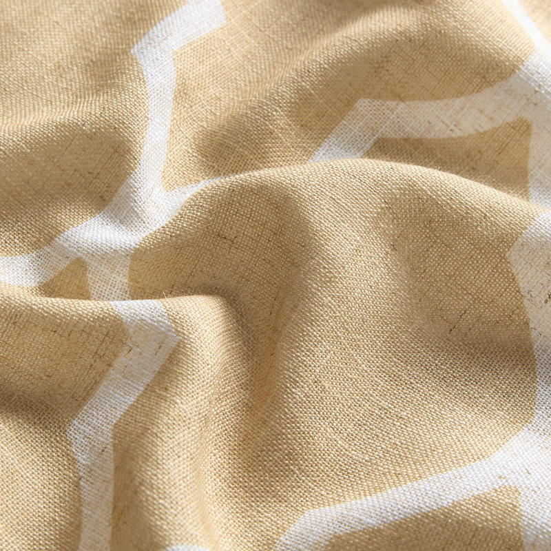Semi Sheer Single Curtain Panel, Toasted Wheat, 52" W x 84" L