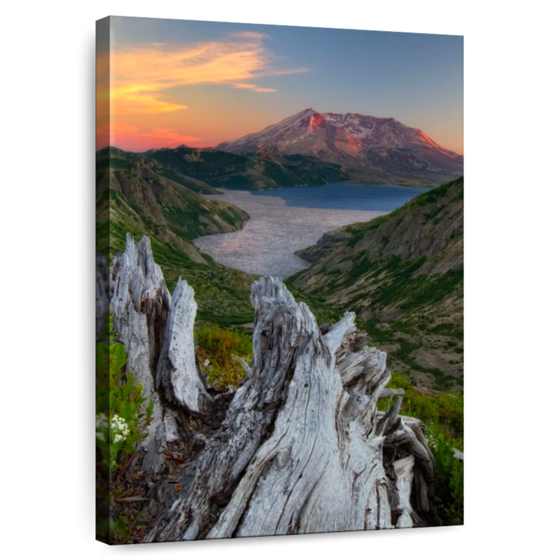 Alvord Spirit Lake et Mont St Helens, H 30 po x l 20 po