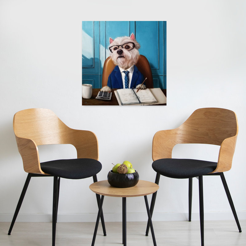 Cfo Contemporary Dog Urban Art, H 24 po x l 24 po