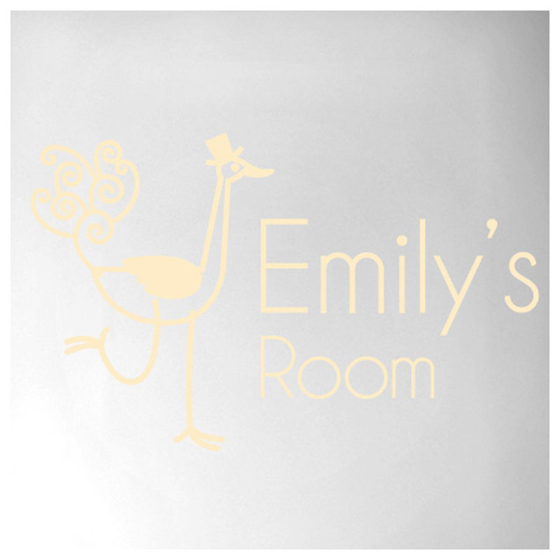 Animals Wall Decal, Beige