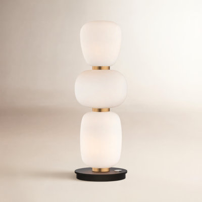 Kace Triple Stack Globe Lamp