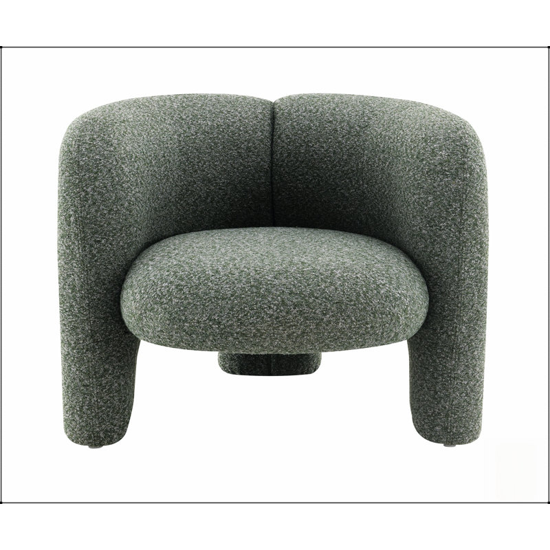 Élégante chaise d'appoint en tweed avec sièges confortables et design durable, intérieurs modernes et classiques.