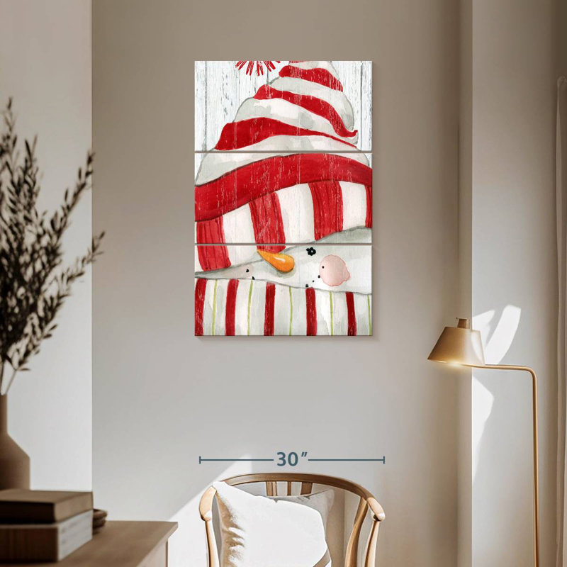 «Lelend Snowman Wishes», H 57 po x l 36 po
