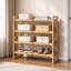 Range-chaussures en bambou extensible