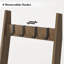 Échelle de couverture en bois 58,3 po