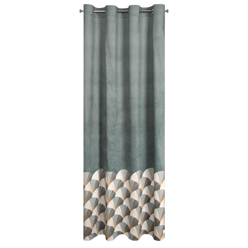 Design 91 Blackout Curtain, Steel