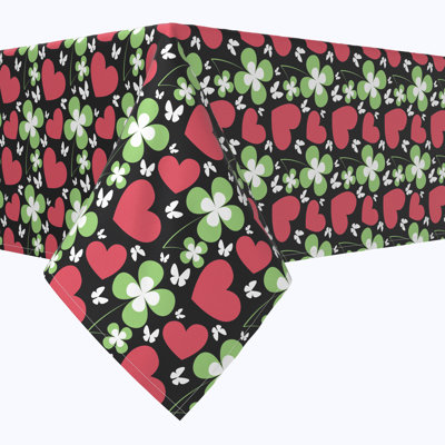 Pendaray Heart Meets Clover Tablecloth