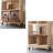 American Style Small Solid Wood Bookcase